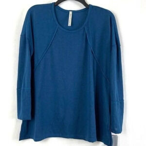 Forgotten Grace Women Sweater Knit Top Side‎ Split Size XS